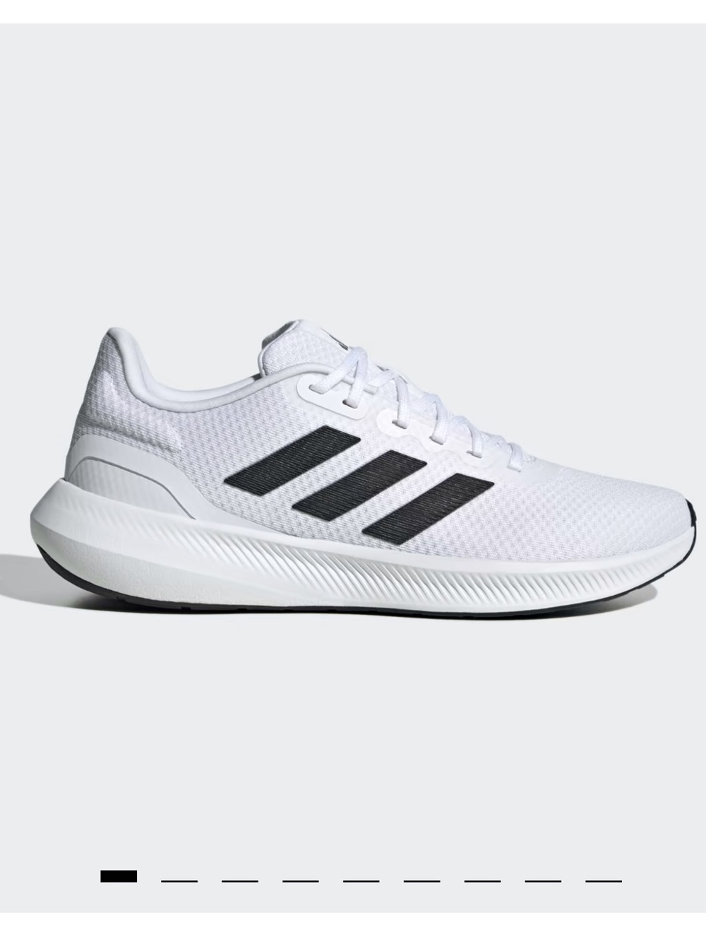 adidas RUNFALCON 3.0 Cloudfoam Running Shoes | White/Black | Women’s 9.5